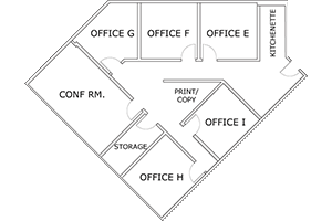 North Star Offices Suite 201 Floor Plan